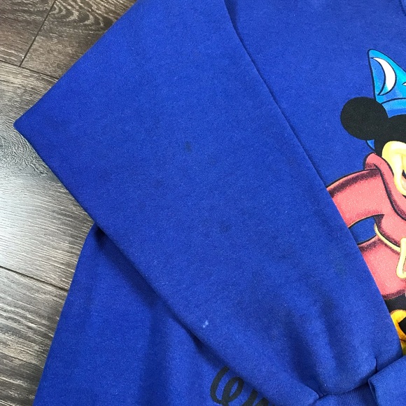 Mickey, Inc Walt Disney World Mickey Mouse Sorcerer 25th Anniversary Sweater XL - Picture 7 of 8